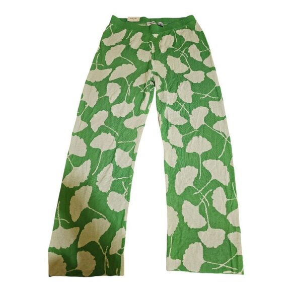 DVF x TARGET High Waisted Ginkgo Green Sweater Knit Pant NWT - Size Large - Picture 3 of 10